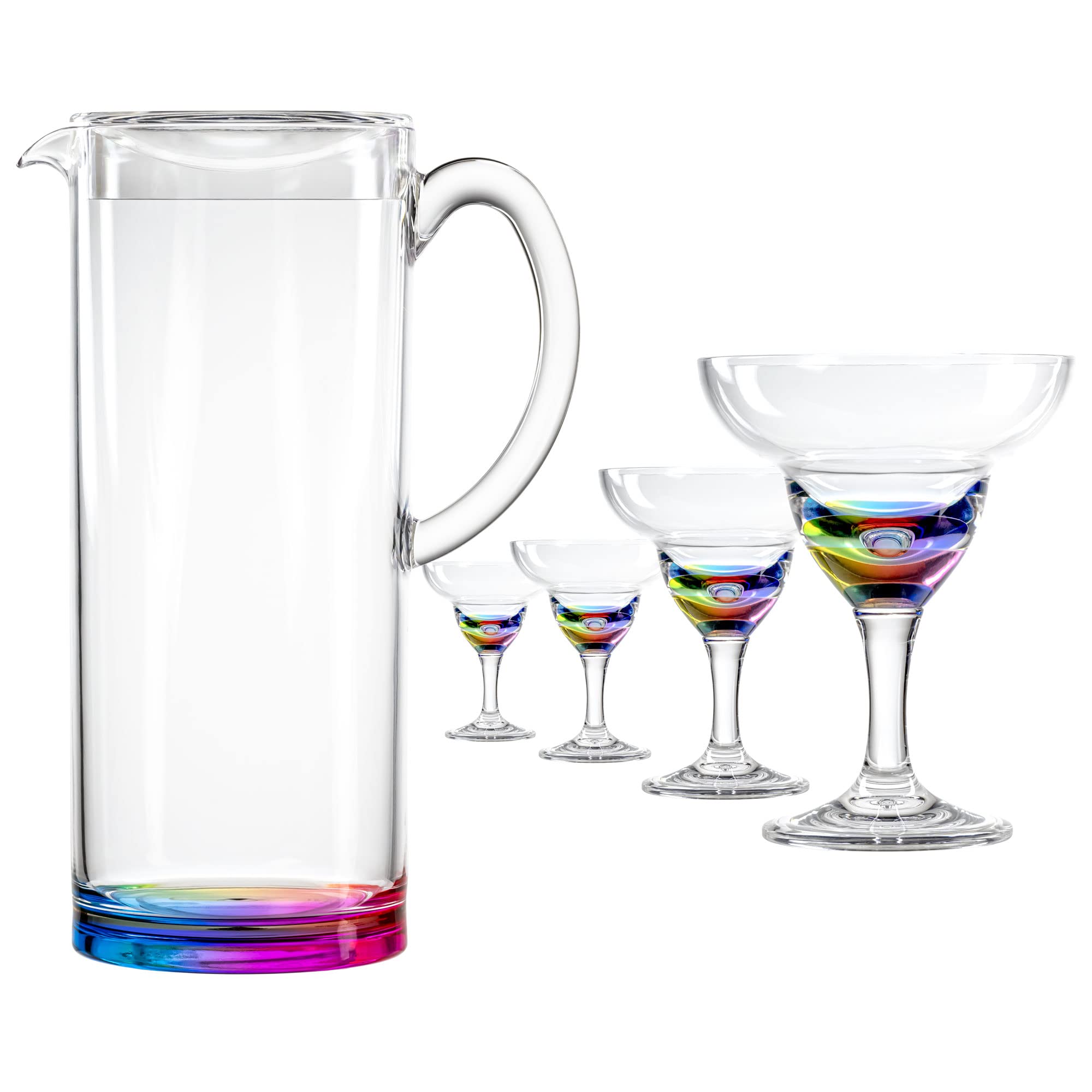 Amazon.com | Merritt Teardrop Acrylic Rainbow Maragrita 52oz